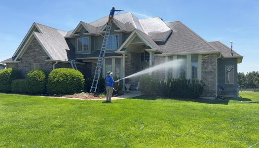 Roof Cleaning in Northern Illinois: How to Remove Black Streaks Without Damage